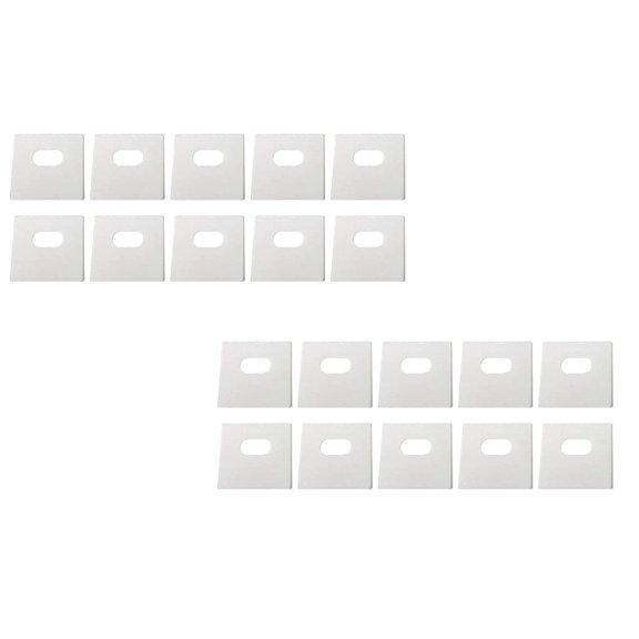 40 Pcs Vertical Blind Repair Tabs Kit, Clear Vertical Blind Repair Tabs Replacement - Vertical Blinds tabs/Blind Fixers for Blinds Easy Fix for Damaged Slats & Parts | Restore Your Blinds Instantly