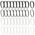 thumbnail image 1 of 40 Pcs Wide Black No Teeth Plain Headbands, Plastic Headbands, White Craft Plastic Skinny Headbands, Plastic Hard Thin Headband, DIY Hair Bands Headbands For Girls Women(1 Inch+1cm), 1 of 7