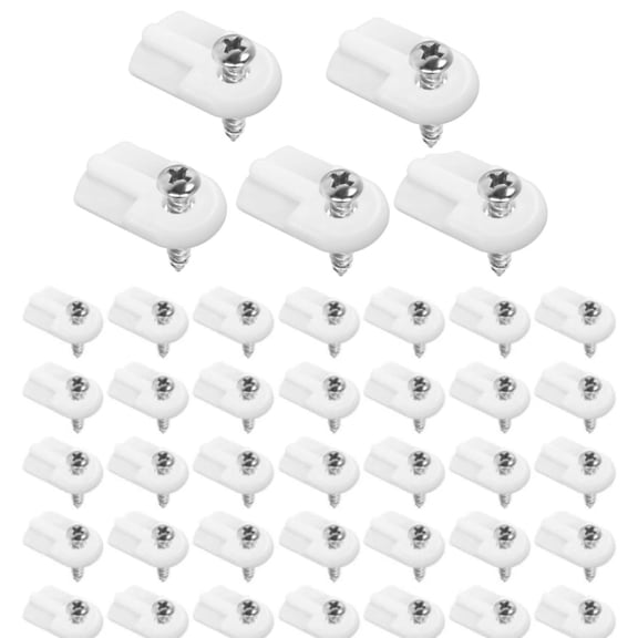 40 Pcs Window Screen Holder Clips with Screws, Plastic Window Screen Retainer Replacement for Securing Window Screens and Storm Windows(lxf)