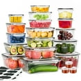thumbnail image 1 of TINANA Food Storage Containers with Airtight Lids: 44 PCS Large Kitchen Storage Containers for Pantry Organizers and Storage, BPA-Free Meal Prep Container with Labels & Marker, 1 of 7