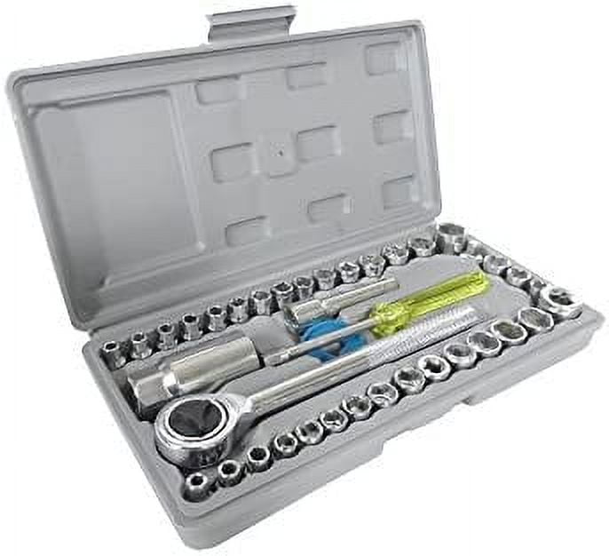 40 Piece Mini Socket Set (SAE and MM)