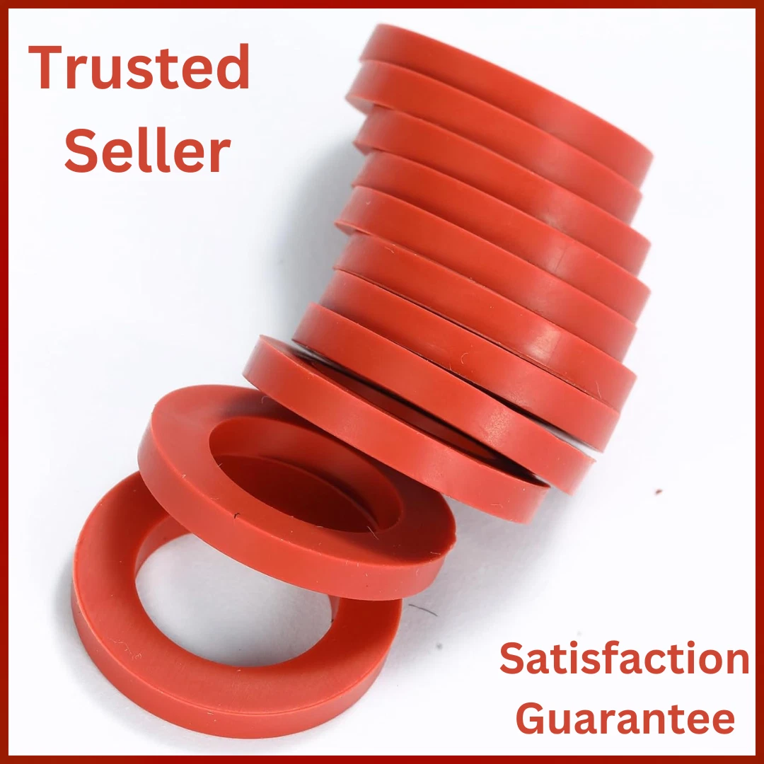 40-Piece Rubber Garden Hose Washers, Fits Standard 3/4 Shower Hose & Faucet