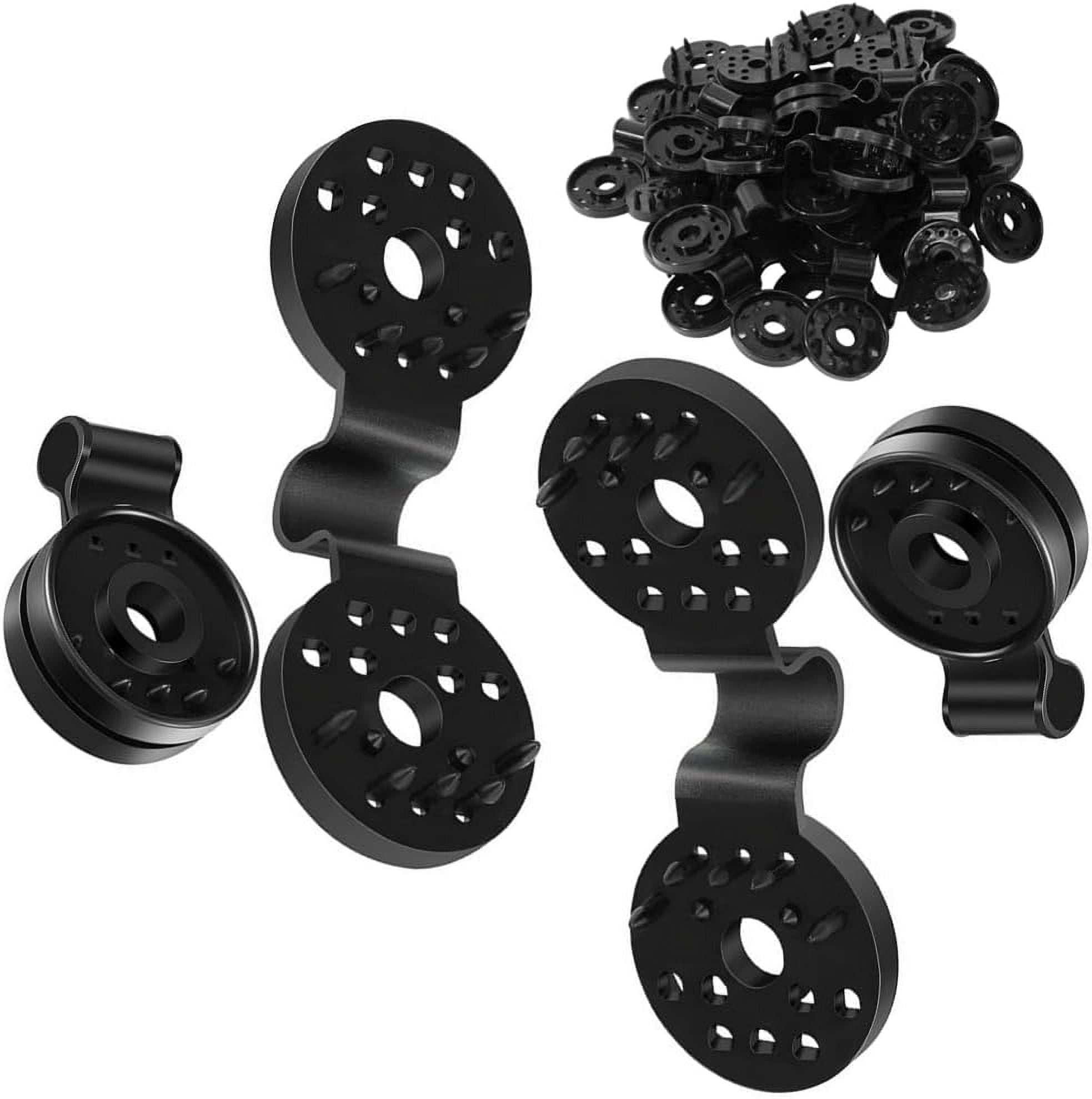 40 Piece Shade Cloth Plastic Clips Round Tarp Clips Heavy Duty Lock