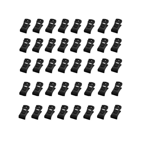 40 Piece Sock Holder Clips Reusable Sock Clips With Hanging Hook For Laundry Washer And Dryer Pairing,2.8X1.5Cm