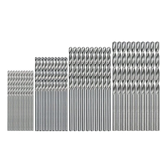 40 Pieces 0.5mm-2.0mm Straight Shank Mini Drill Bit Set Tiny Mini Small Drill Bits Full mj3159