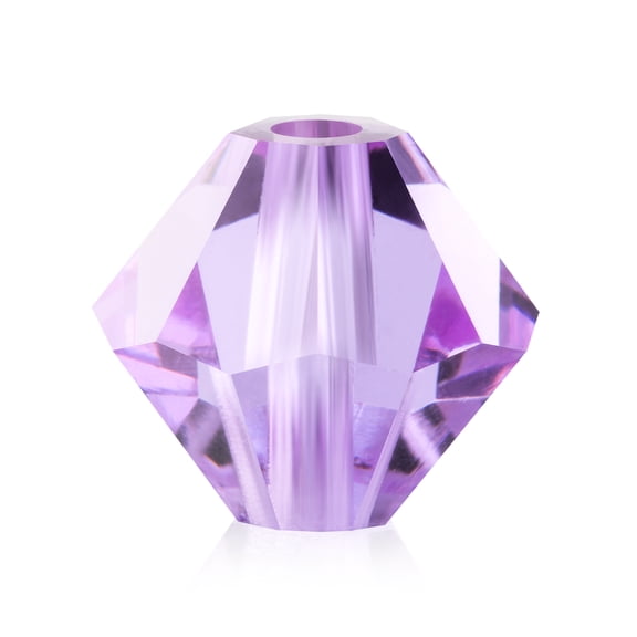 40-Pieces (4mm) Violet | Preciosa Crystal Glass Rondell Beads