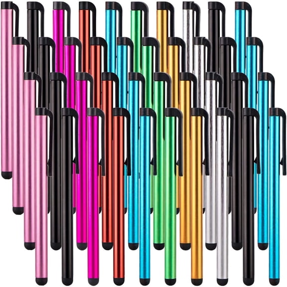 40 Pieces Capacitive Stylus Pens for Universal Touch Screens Devices, iPhone, iPad, Tablet and All Smartphones