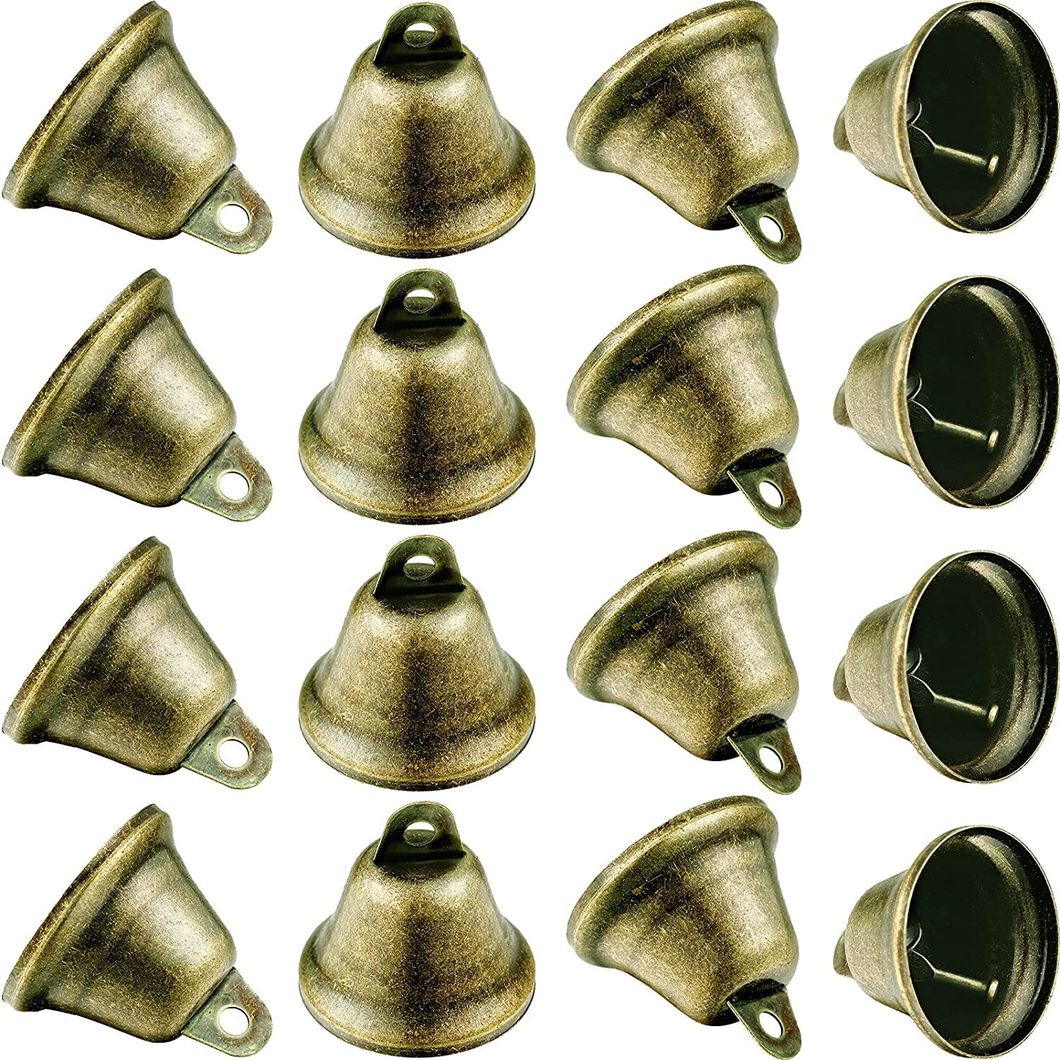 200 Pieces Jingle Bells 3/5Inch Craft Bell Bulk for Christmas Home and Pet  Decorations Xmas Decor Party Favors Supplies (Silver) 4colors