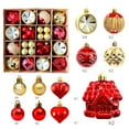 thumbnail image 1 of 40 Pieces Christmas Hanging Ornaments Colorful Electroplated Pretty Christmas Hanging Shatterproof Xmas Tree Hanging For Christmas Tree Ornaments, 1 of 7