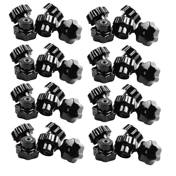 40 Pieces Grip Knobs, Female Thread Diameter 8mm, Diameter 40mm