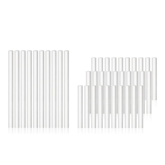 40 Pieces Humidifier Cotton Filter Sticks Refills Wicks for USB Powered Mist Diffusers Portable Diffuser Replacement