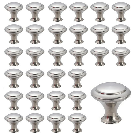 40 Pieces Kitchen Cabinet Knobs, Mushroom Handle with Screws, Round Cabinet Pulls, Kitchen Cupboard Drawer Knobs, Kitchen Cabinet Handles