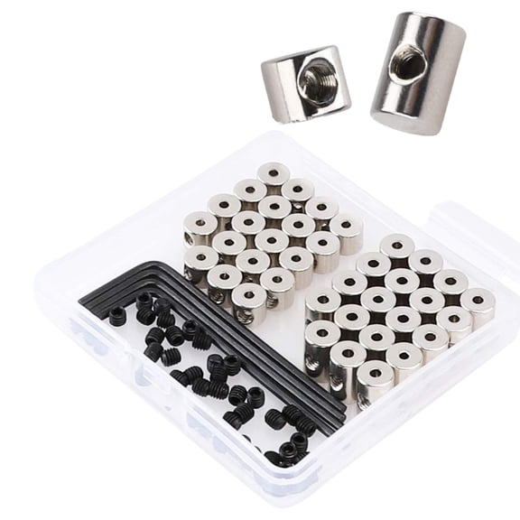 40 Pieces Pin Fasteners Locking Clasp Pins Keeper Backs with Easy To Use Wrench Brooch Accessory Badge Fastening Tool