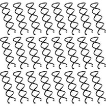 40 Pieces Spiral Bobby Pins Casewin Black Hair Pins Twist Screw Hair Pins Non-Scratch Round Tips Pins Small Bun Bobby Pins for Women Girls Easy Fast Making Hair Buns Braids,2 Inch