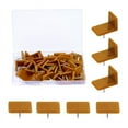 thumbnail image 1 of 40 Pieces Tack-in Drawer Glides and Slides Furniture Glide Plastic Drawer Tack Glide with Nail for Repairing Dresser, 1 of 6