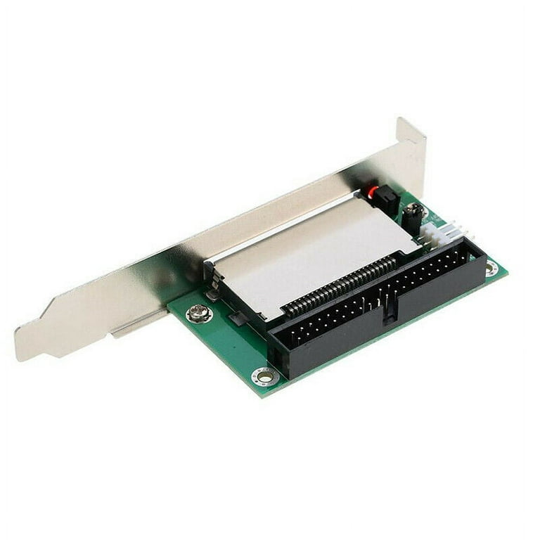 PCI bracket with SD to IDE drive adapter