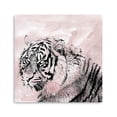 thumbnail image 1 of 40" Pink Crouching Tiger Canvas Wall Art, 1 of 5