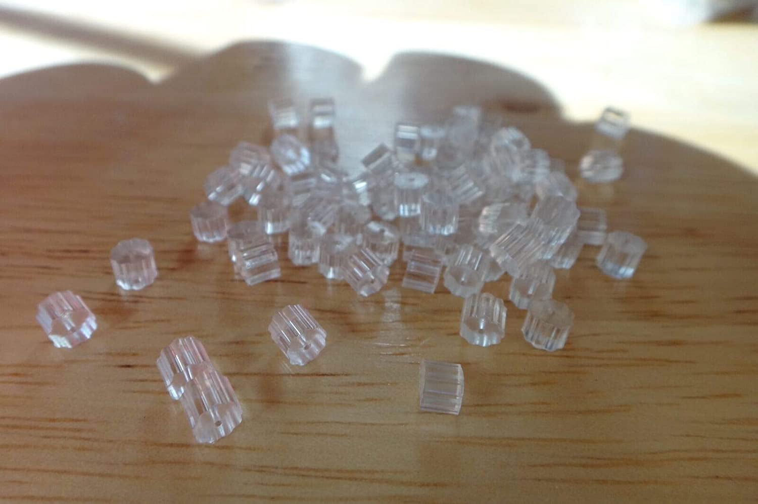 40 Plastic Earring Stoppers backs French Wire or Studs to Secure not Lose