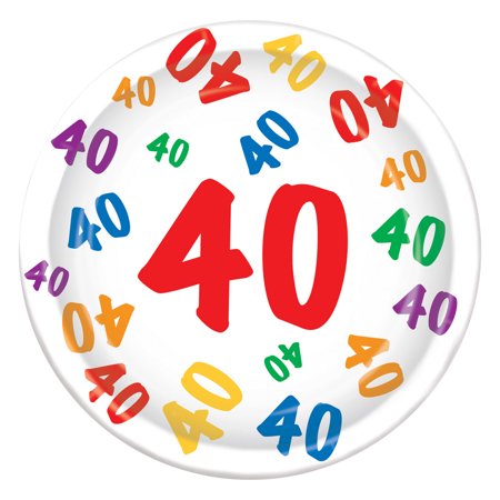 40 Plates 9"- 12 Pack(8 Per Package)