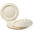 thumbnail image 1 of 40 Plates Pack, Heavyweight Disposable Wedding Party Plastic Plates (7.5'' Appetizer/Dessert Plate, Plain White), 1 of 5