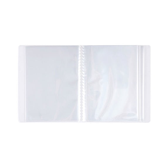 40 Pockets Small Photo Album 4" x 6" Photos Storage Book with Translucent Frosted Cover for Artworks, Postcards, Pictures, Stickers (1 Pc)