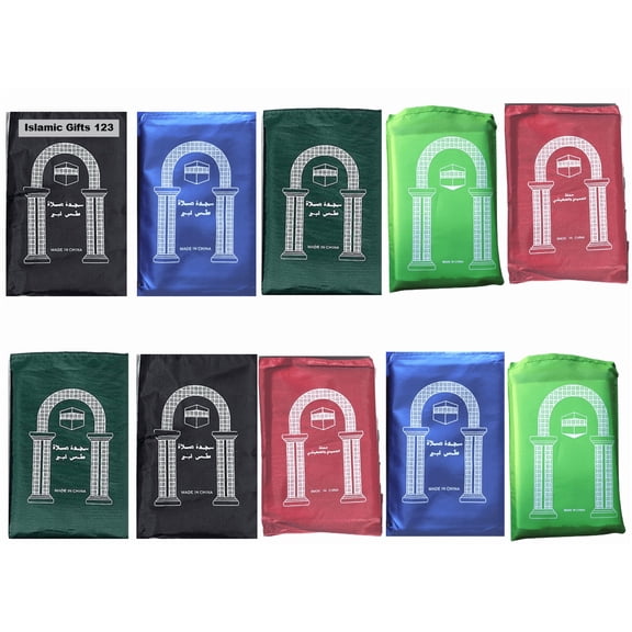 (40) Portable Muslim Prayer Mat Pocket Islamic Prayer Rug Thin Islamic Decoration Eid Gift Islamic Gifts 123