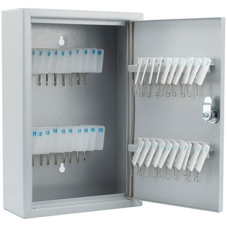 Barska - 40 Position Key Cabinet with Key Lock - Gray