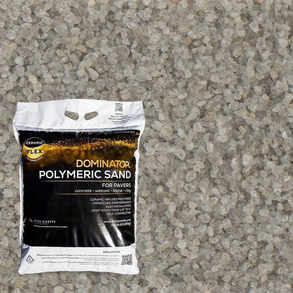 DOMINATOR 40 Lb. Titanium Gray Polymeric Sand, Premium, High-Performance Paver Joint Sand with Ceramic Flex