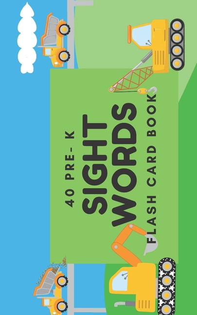 40 Pre-K Sight Words: Flash Card Book, (Paperback)