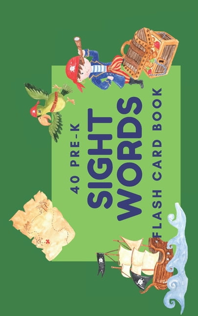 40 Pre-K Sight Words: Flash Card Book, (Paperback)