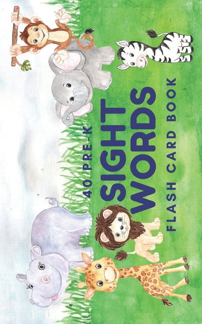40 Pre-K Sight Words: Flash Card Book, (Paperback)
