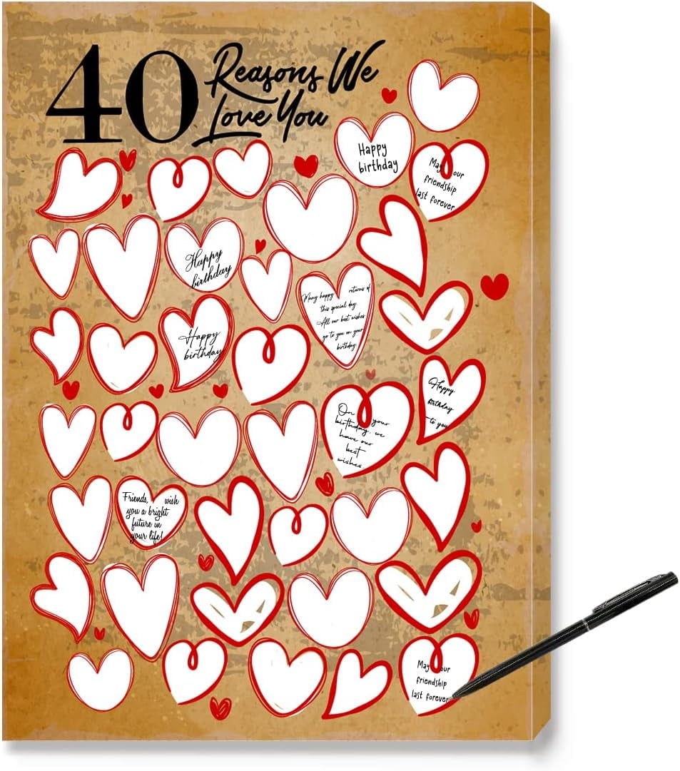 40-reasons-we-love-you-40th-birthday-gift-guest-canvas-for-her-man-woman-sister-friend-family-great-40th-anniversary-or-40th-birthday-party-decoration-11x15-inches-walmart-com for 40 Reasons Why We Love You Free Printable 40 Reasons We Love You, 40th Birthday Gift Guest Canvas, For Her, Man, Woman, Sister, Friend, Family, Great 40th Anniversary or 40th Birthday Party Decoration-11x15 inches - Walmart.com for 40 Reasons Why We Love You Free Printable