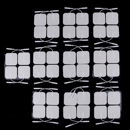 40 Replacement Tens Electrode Pads 2x2 Muscle Stimulator A MBBIWA