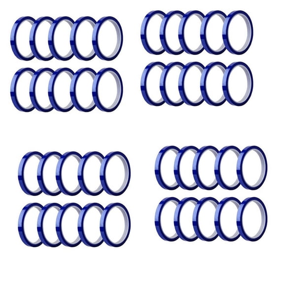 40 Rolls Heat Tapes Sublimation Blanks Thermal Tape No Residue Tape Up to 260Celsius for Heat Sublimation