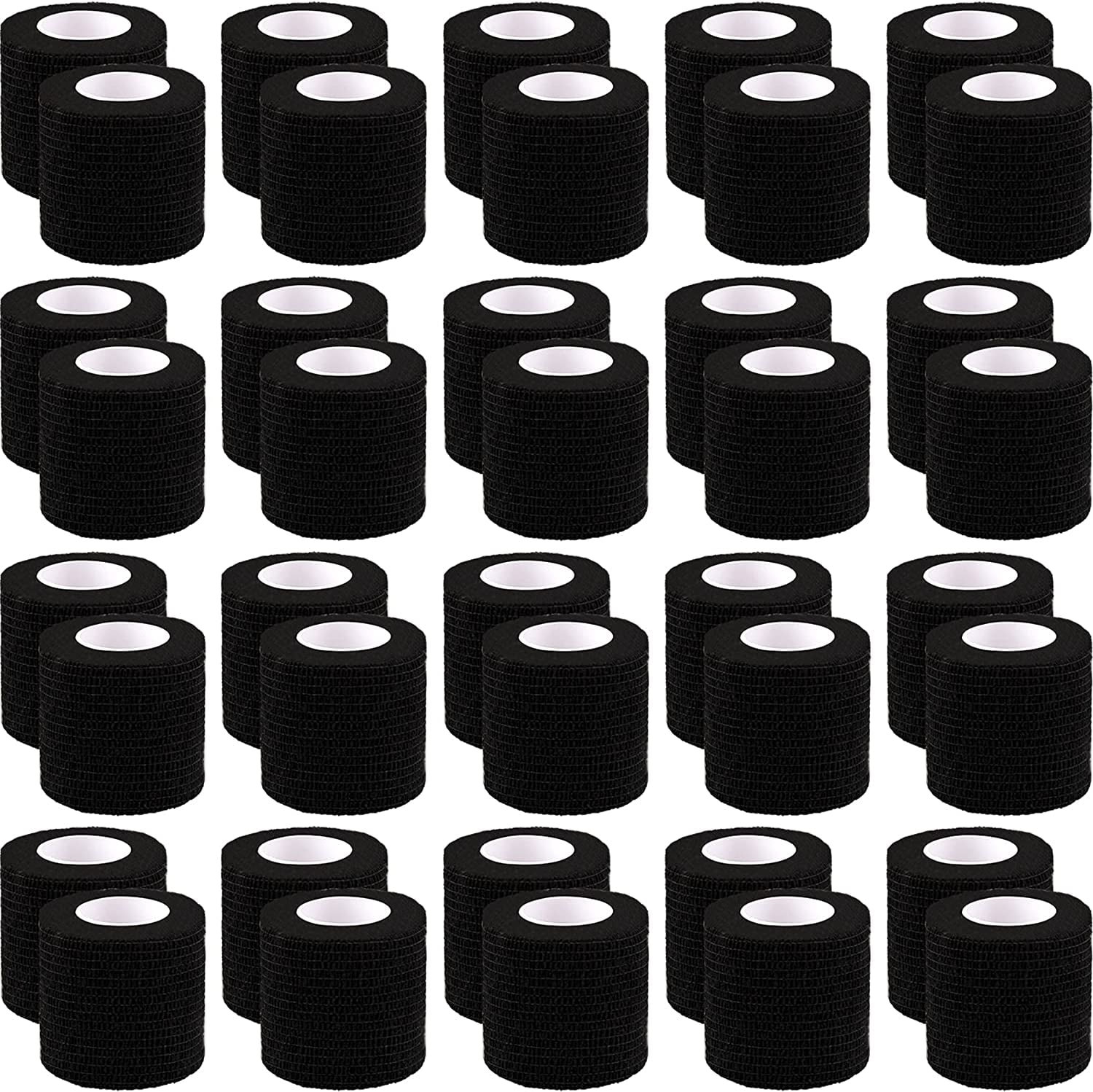 40 Rolls Self Adherent Wrap 2 Inch Self Adhesive Bandages Wrap Tape Stretch Bandage Self Stick Bandage Wraps for Wrist Ankle Swelling Sprains(20 Colors)