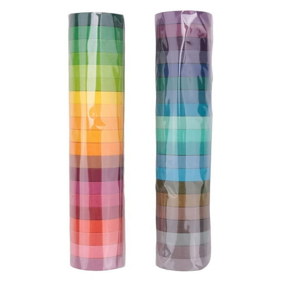 40 Rolls Washi Tape Set, Decorative Masking DIY Tapes for Children and Gifts Warpping (Mix)