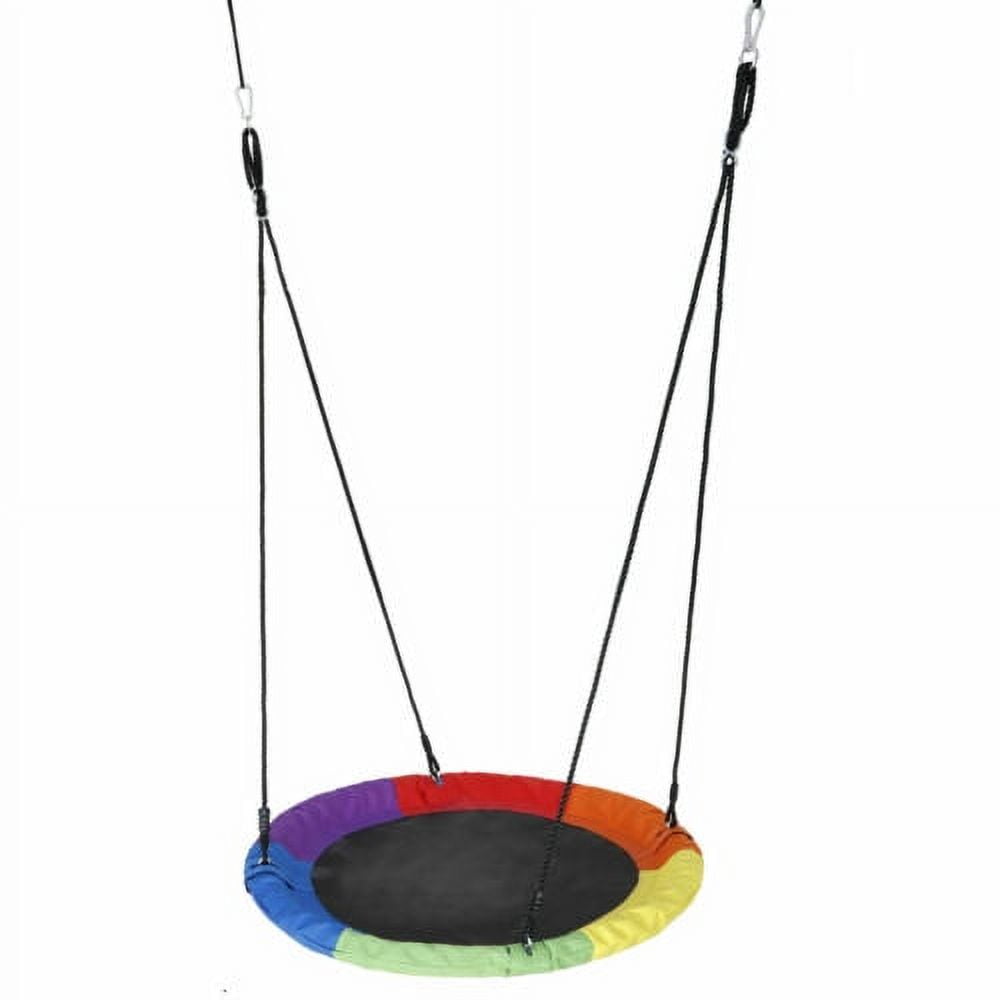 40" Saucer Tree Swing Outdoor Flying Saucer Rope Swing Platform Swing