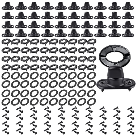 40 Set Twist Lock Fasteners, Turn Button Fasteners, Eyelet Screws, Stud Mounting Screws, Marine Grade Fastener for RVs Marine Boats Canvas Sailboats