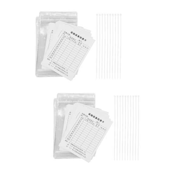 40 Sets Equipment Inspection Record Labels Equipment Safety Inspection Tags