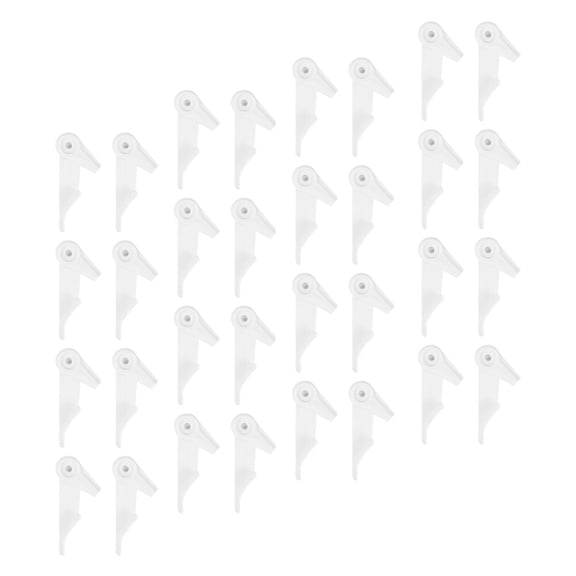 ifundom 40Sets Ceiling Lamp Holder White Plastic Clips Easy Install and Remove