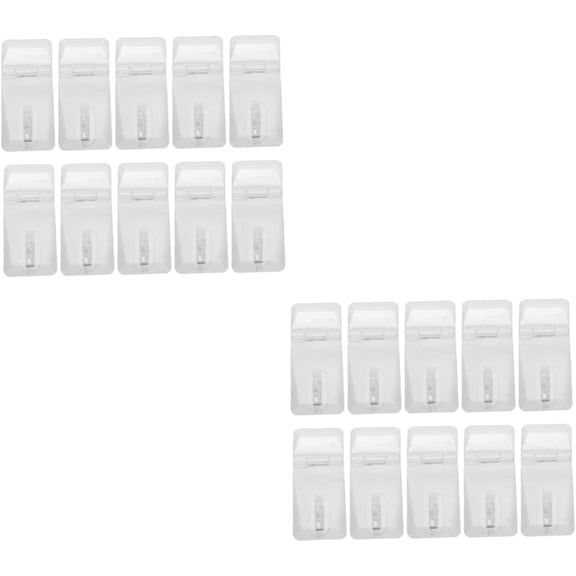 40 Sets Transparent Lock Mini Suitcase Carassosories Cabinet Door Hinges Hasp Plastic Box Lock Hasp Acrylic Hasp Latch Clear Lock Hasp Transparent Acrylic Lock Hasp Heavy Padlock