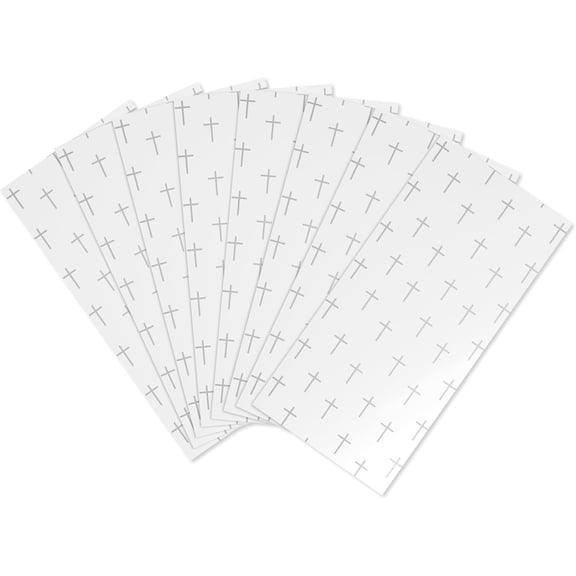 40 Sheet 20 in. x 20 in. Tissue Paper with Crosses for Baptism, First Holy Communion, Confirmation, Easter, Wedding and Clergy Day - Kathy Davis Designs