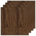 thumbnail image 1 of 40 Sheet Vinyl Flooring 12 x 12 Peel and Stick Floor Tile Waterproof Dark Wood Vinyl Floor Tiles Clearance Self Adhesive Floor Tiles Sticky Laminate Flooring Stick on Bathroom Kitchen Basement, 1 of 12