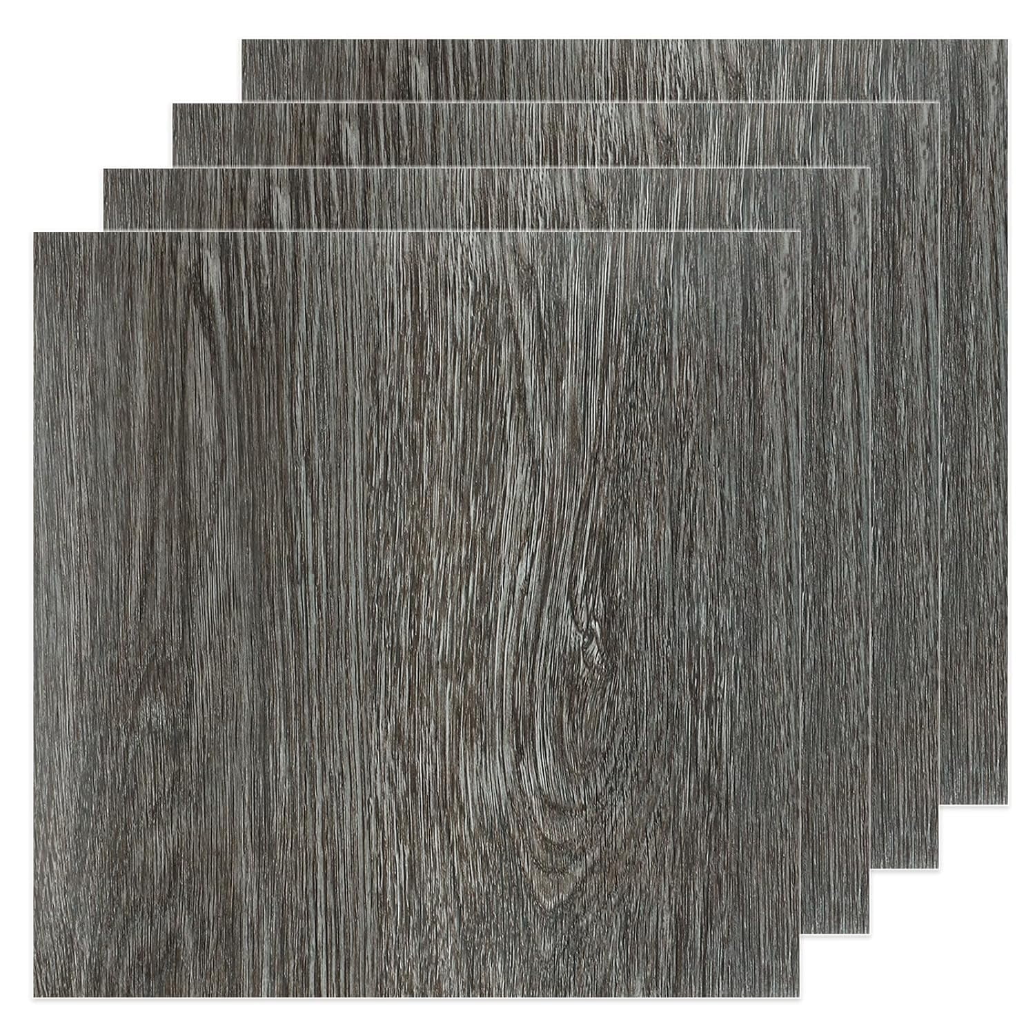 40 Sheet Vinyl Flooring 12” x 12” Peel and Stick Floor Tile Waterproof ...