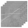 thumbnail image 1 of 40 Sheet Vinyl Flooring 12x12 Peel and Stick Floor Tile Waterproof Grey Marble Vinyl Floor Tiles Clearance Self Adhesive Floor Tiles Sticky Laminate Flooring for Bathroom Kitchen Basement RV, 1 of 12