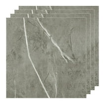 40 Sheet Vinyl Flooring 12x12 Peel and Stick Floor Tile Waterproof Grey Marble Vinyl Floor Tiles Clearance Self Adhesive Floor Tiles Sticky Laminate Flooring for Bathroom Kitchen Basement RV