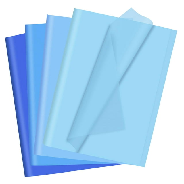 40 sheets 4 blue mmf7 colors tissue paper for gift bags packing diy