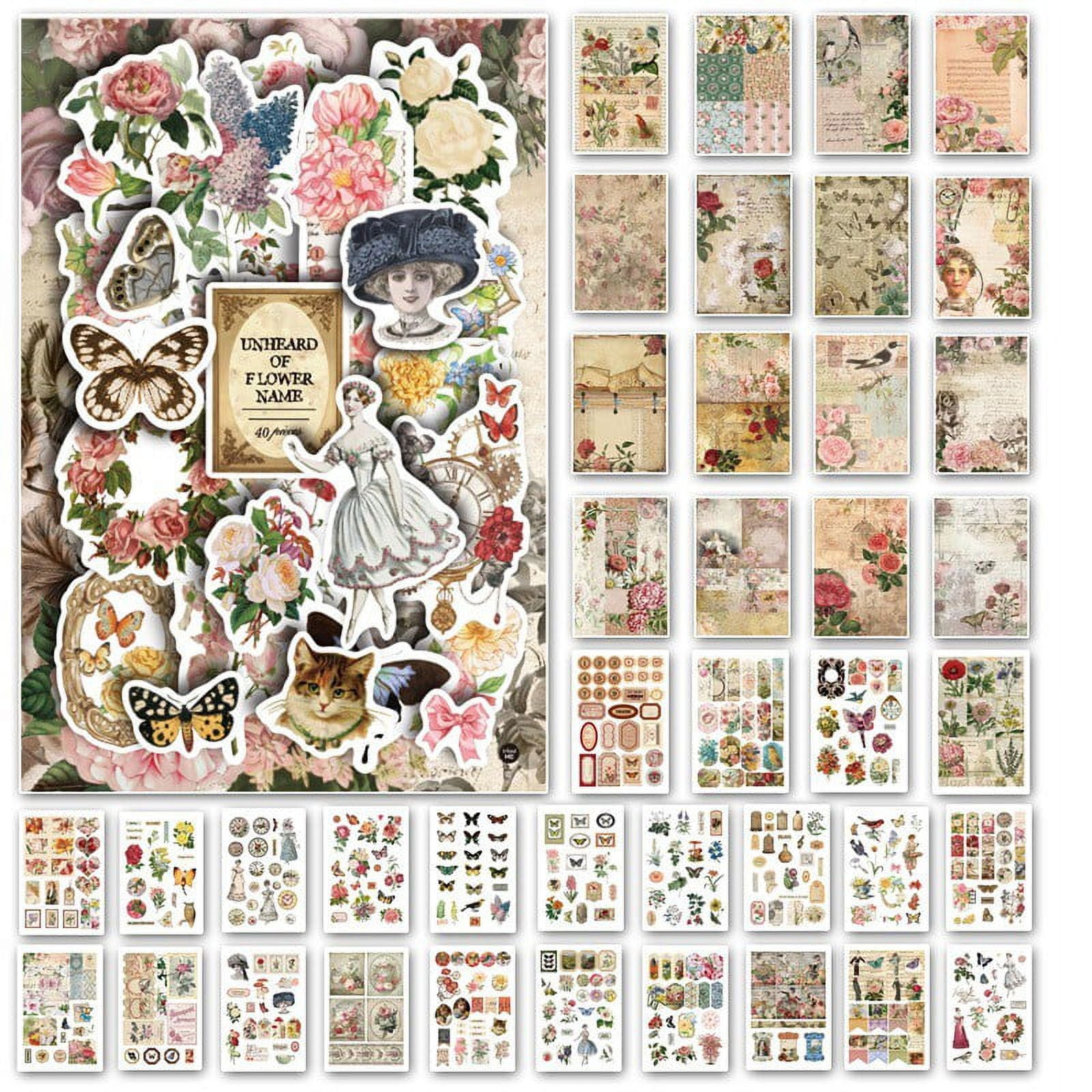 MiyouLuna Lot De 180 Feuilles De Scrapbooking Saisonni Res Ph M Res Pour Journal Intime Et Journal Intime Avec Ruban Adh Sif~p127875826