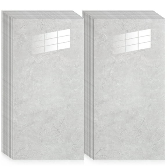 40 Sheets Format Waterproof Backsplash Kit - 30x60cm Self-Adhesive Marble Wall Panels, No Grout Needed