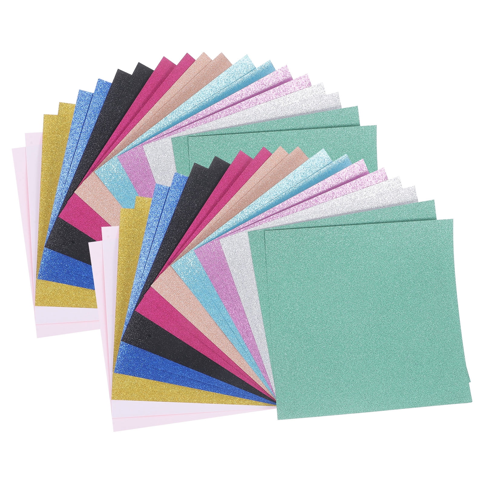 40 Sheets Glitter Cardstock Glitter Paper Scrapbook Paper Craft Paper